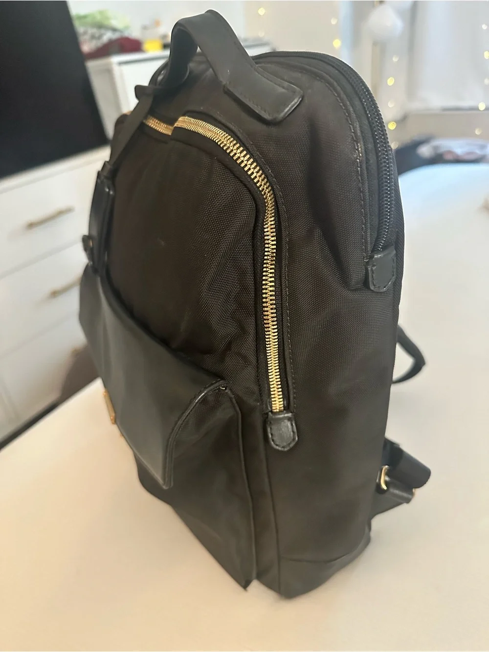 Tumi Larkin Laurel Black Nylon Backpack